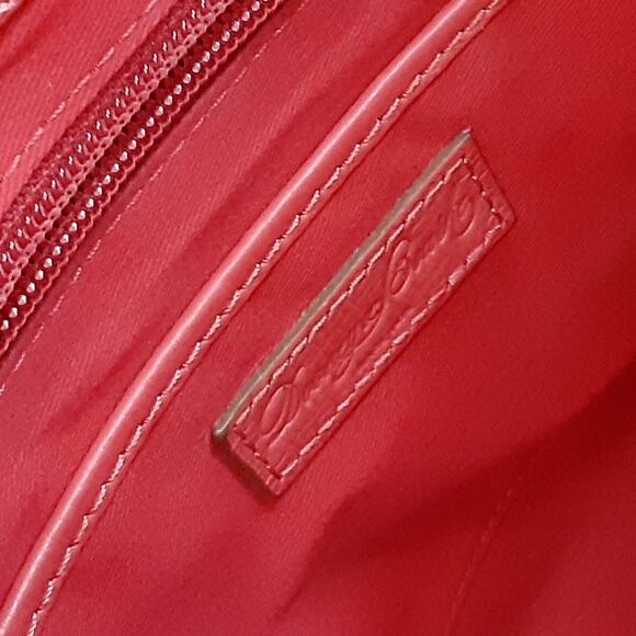 Dooney & Bourke Morgan Satchel Red Handbag Saffiano Leather Shoulder Bag Cognac - Picture 10 of 15